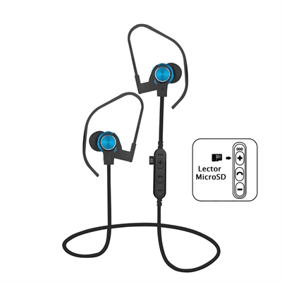 Platinet Auriculares In Ear Sport Bluetooth Azul